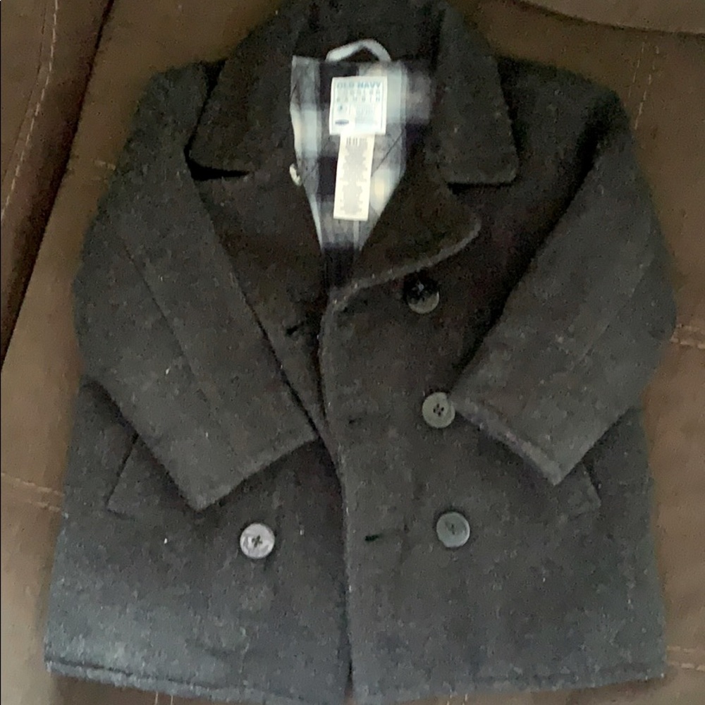 Grey peat coat for boy